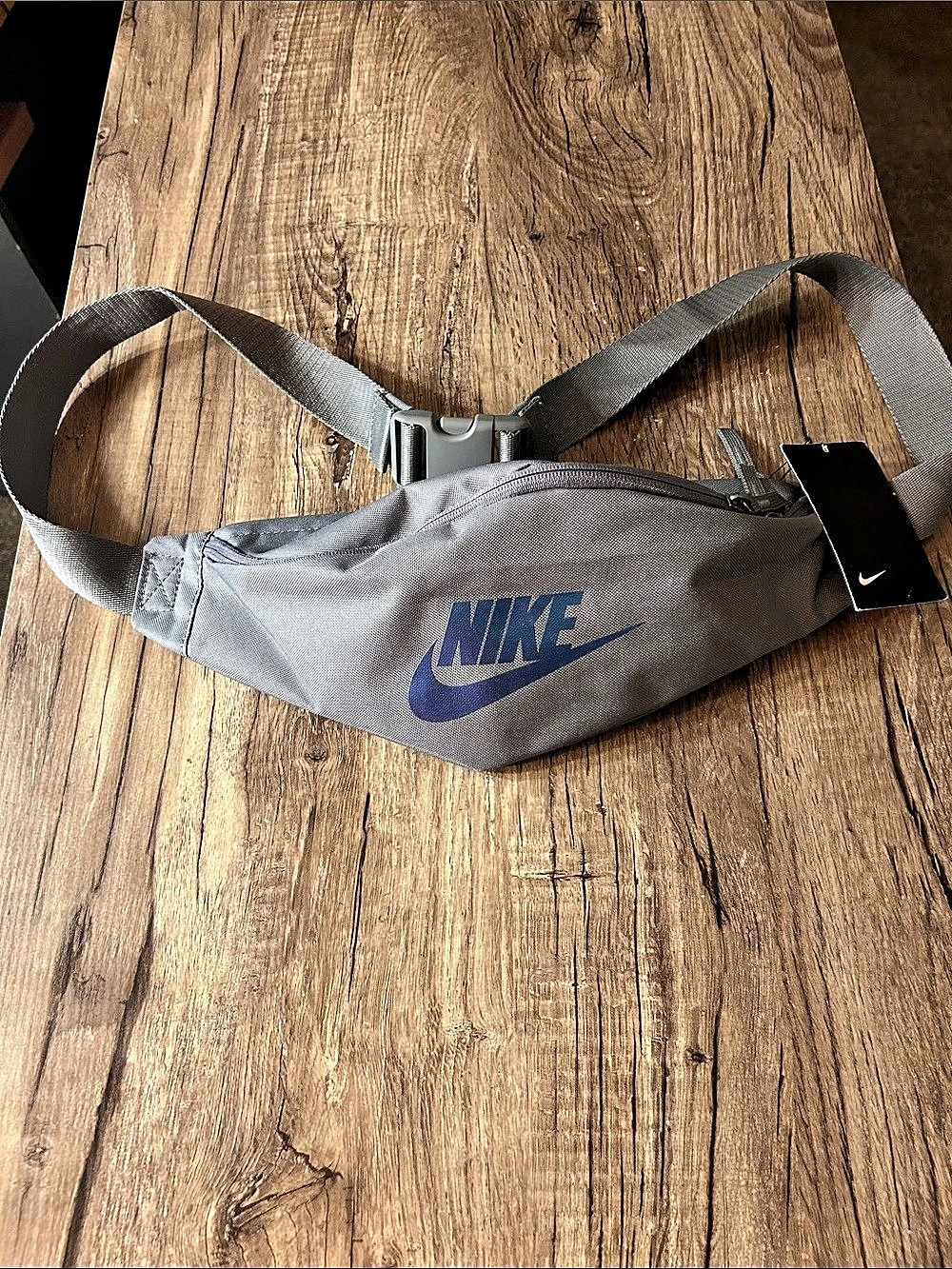 Nike Heritage Waistpack Gray Belt Bag NWT